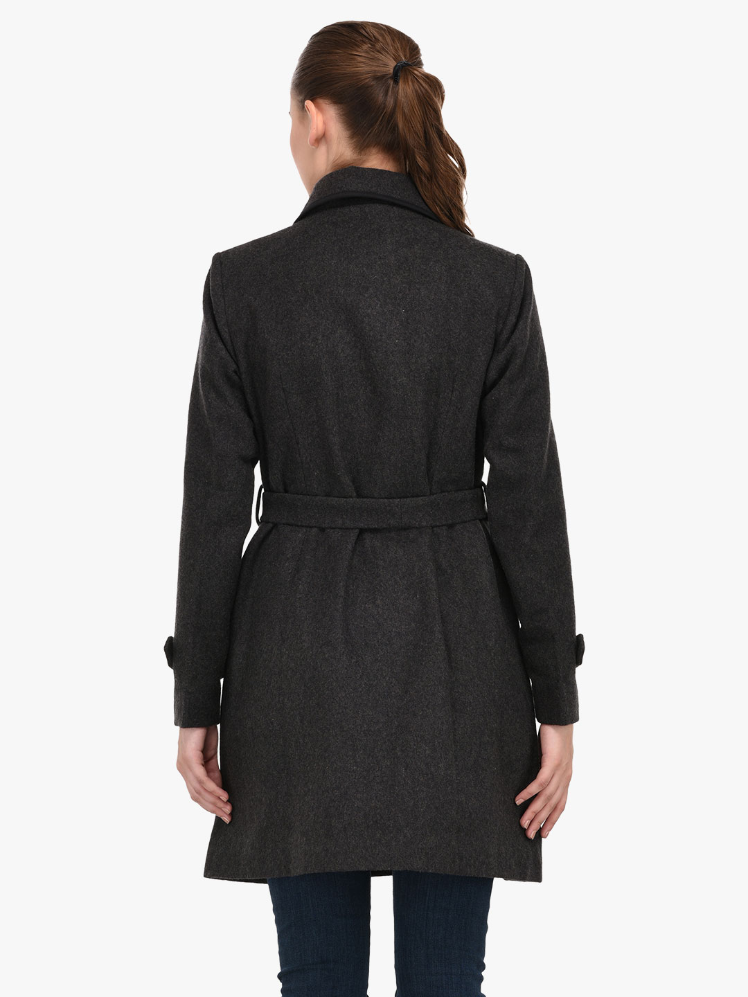 Charcoal Wool Trench Coat – Owncraft Online Woolen Clothing Store