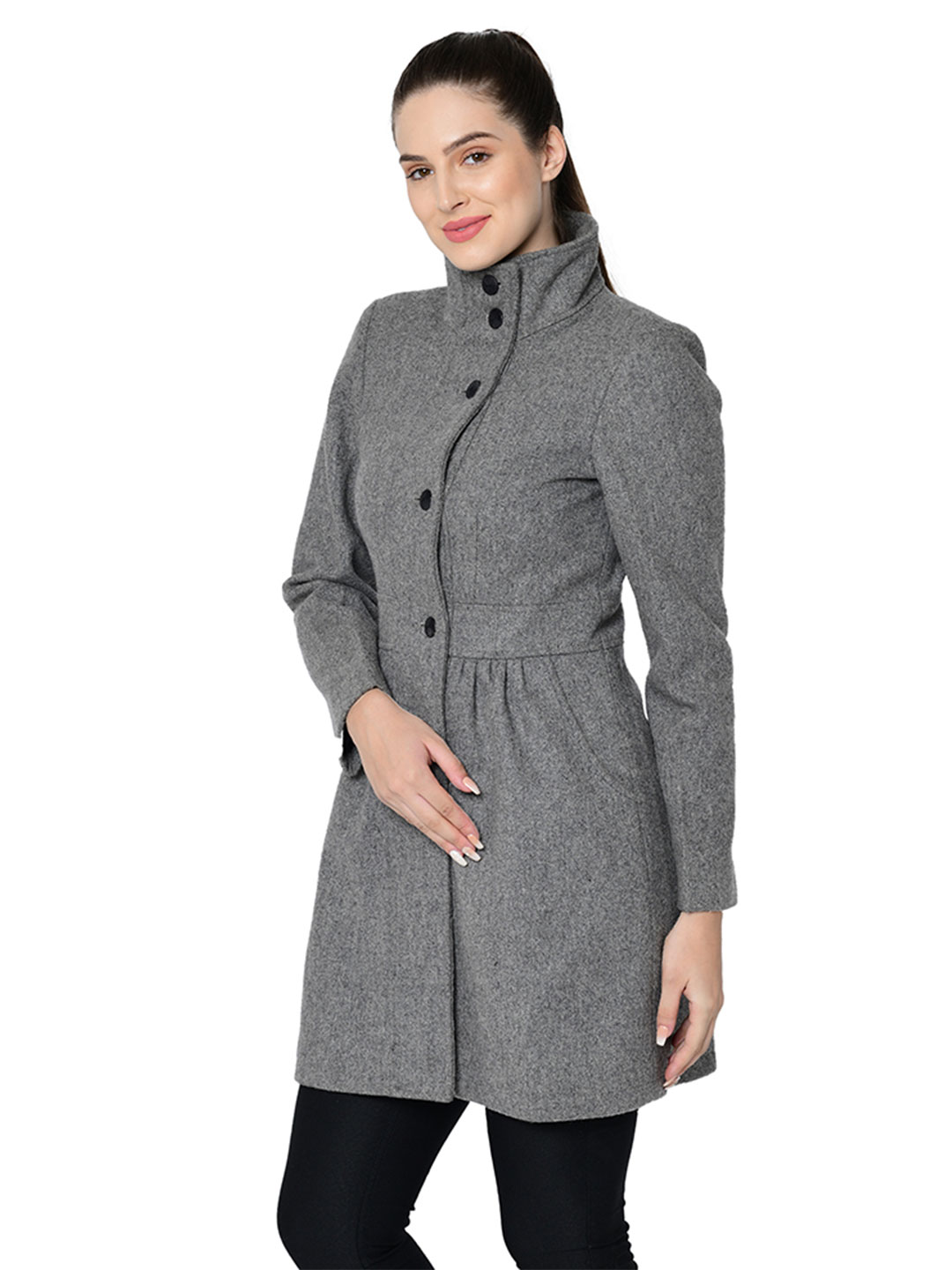 Mid Grey Wool Coat – Owncraft Online Woolen Clothing Store